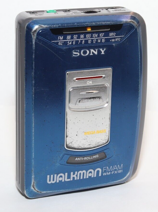 REFURBISHED - Sony Walkman Radio/Cassette WM-FX181 - (Fully Operational) Serial No: 241031