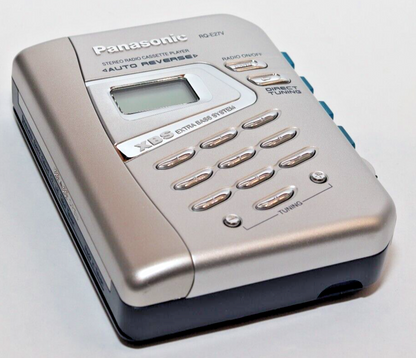REFURBISHED - Panasonic Radio/Cassette Player RQ-E27V - In Original Box , Headphones and Documents. Serial Number: BD1JA008262 - (Fully Operational)
