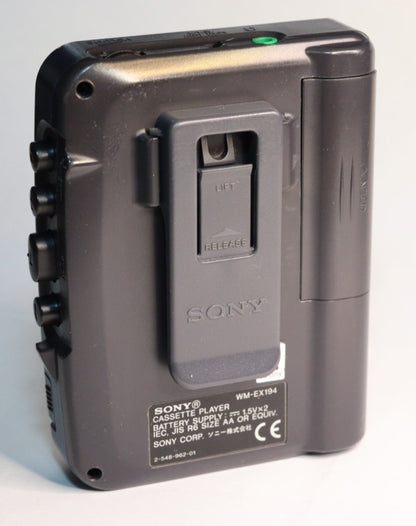 Sony Walkman Cassette Player WM-EX194 - (Fully Operational) Serial No: 1235922