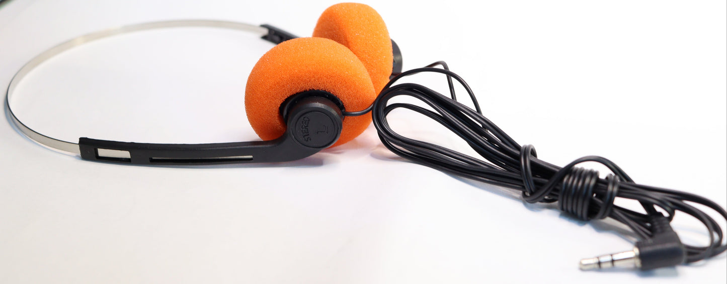 Classic Retro Look Headphones. Simple Everyday Sound.