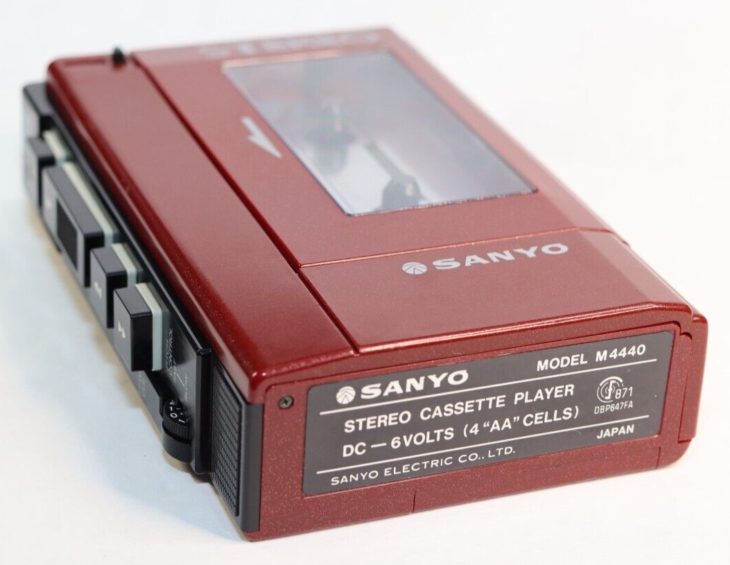 REFURBISHED - Sanyo Cassette Player M4440 - (Fully Operational) Serial No: 14526806