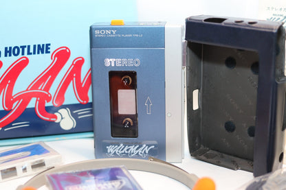 REFURBISHED - Sony Walkman Cassette Player Sony TPS-L2, Including Accessories in Original box. Rare Japanese Version Serial matched - (Fully Operational) Serial No: 62646