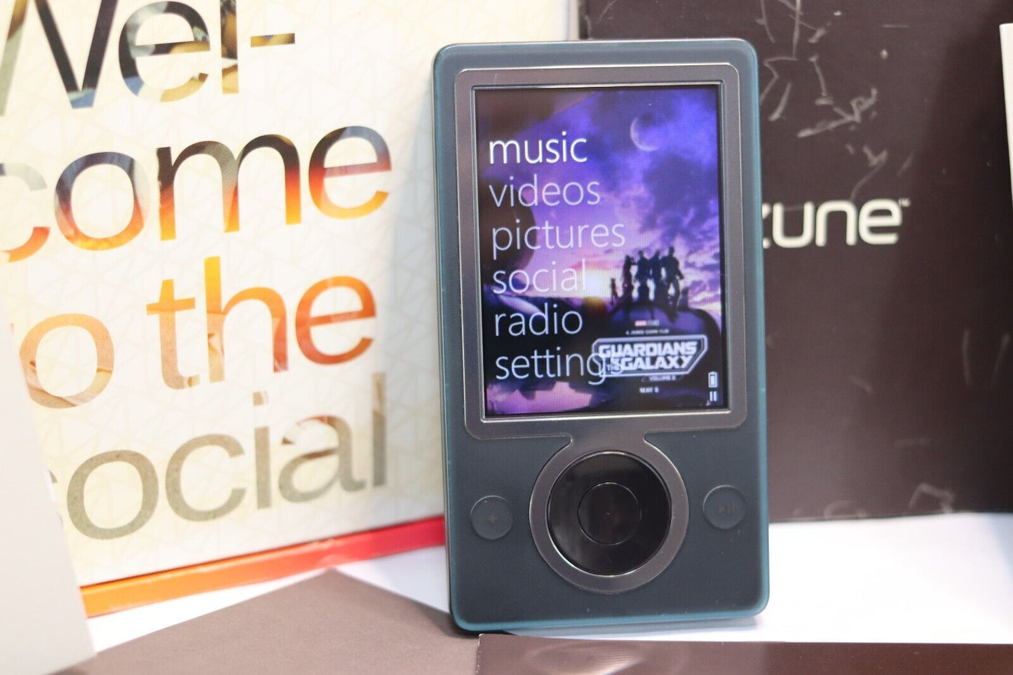 REFURBISHED - Microsoft Zune 30Gb with "Premium Earphones" - as seen in Guardians of the Galaxy 3 (Fully Operational) Serial Matched Box No: 018748764610